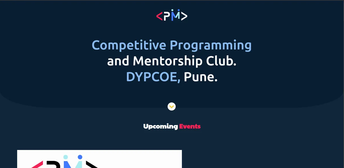 CPMC Club Website