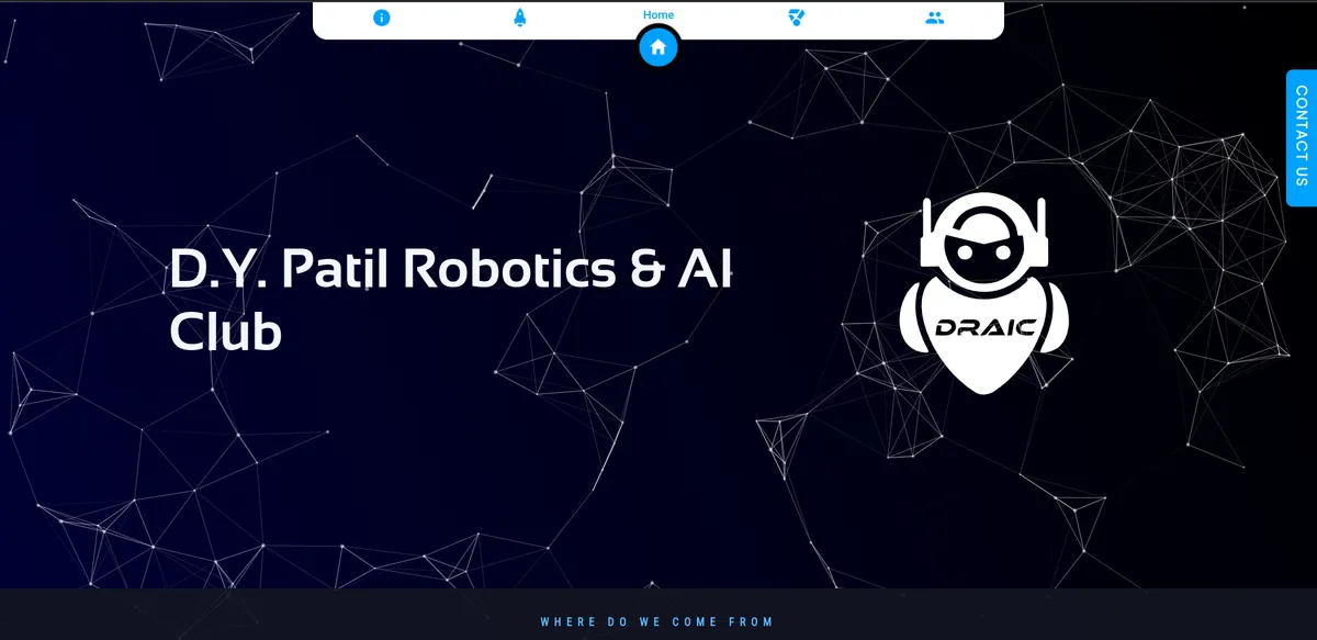 Robotics Club Website