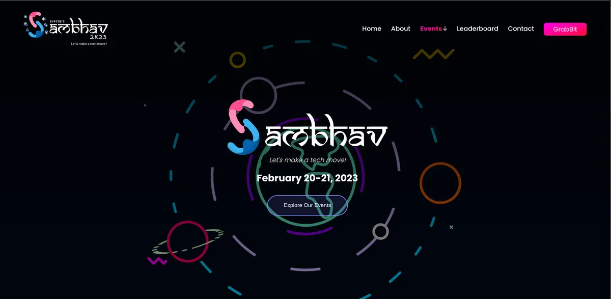 Sambhav 2023 Tech Fest